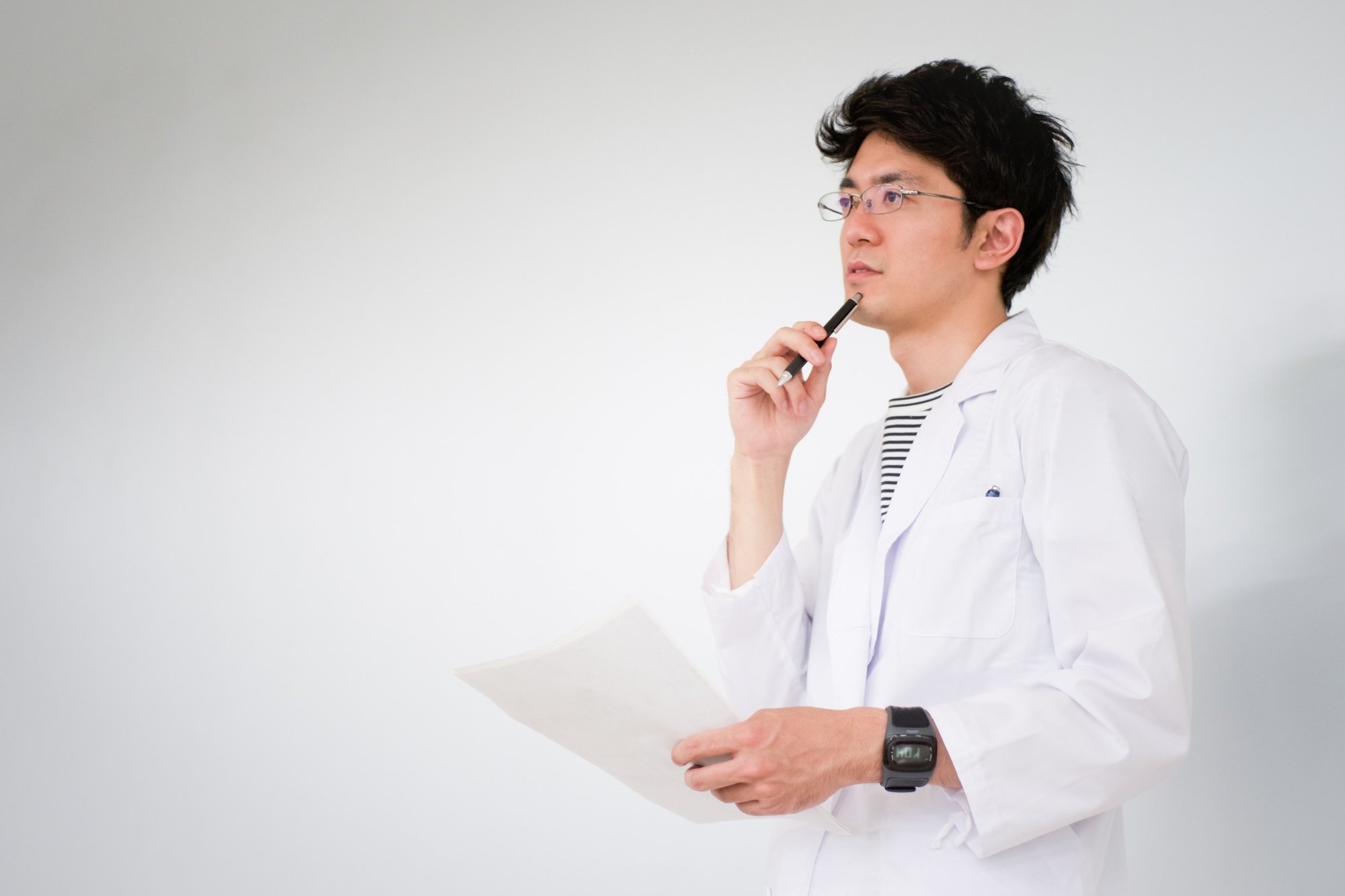 doctor thinking about healthcare data