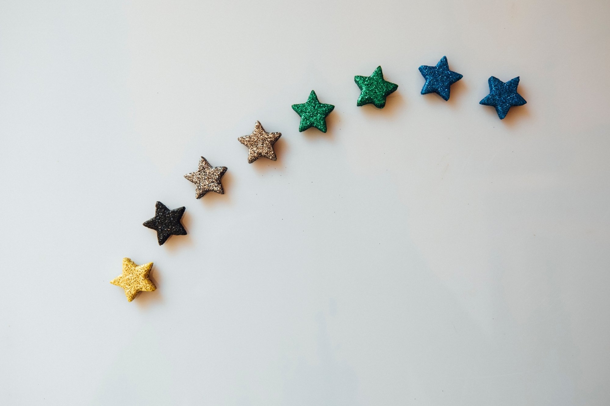 several star decorations