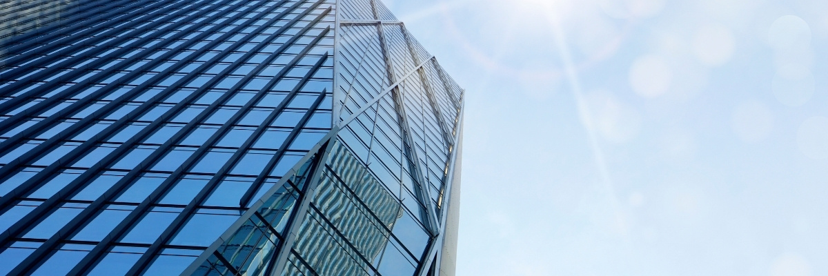 high rise building with sky being seen