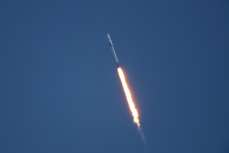 rocket launch in the sky