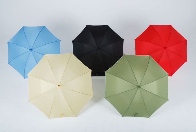 several umbrella with different colors